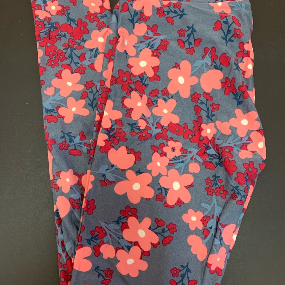 Lularoe One Size Floral Leggings